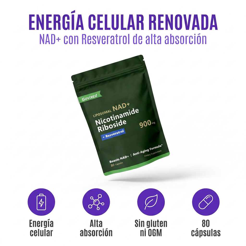 NAD+ Complex – Nicotinamide Riboside con Resveratrol (900mg)