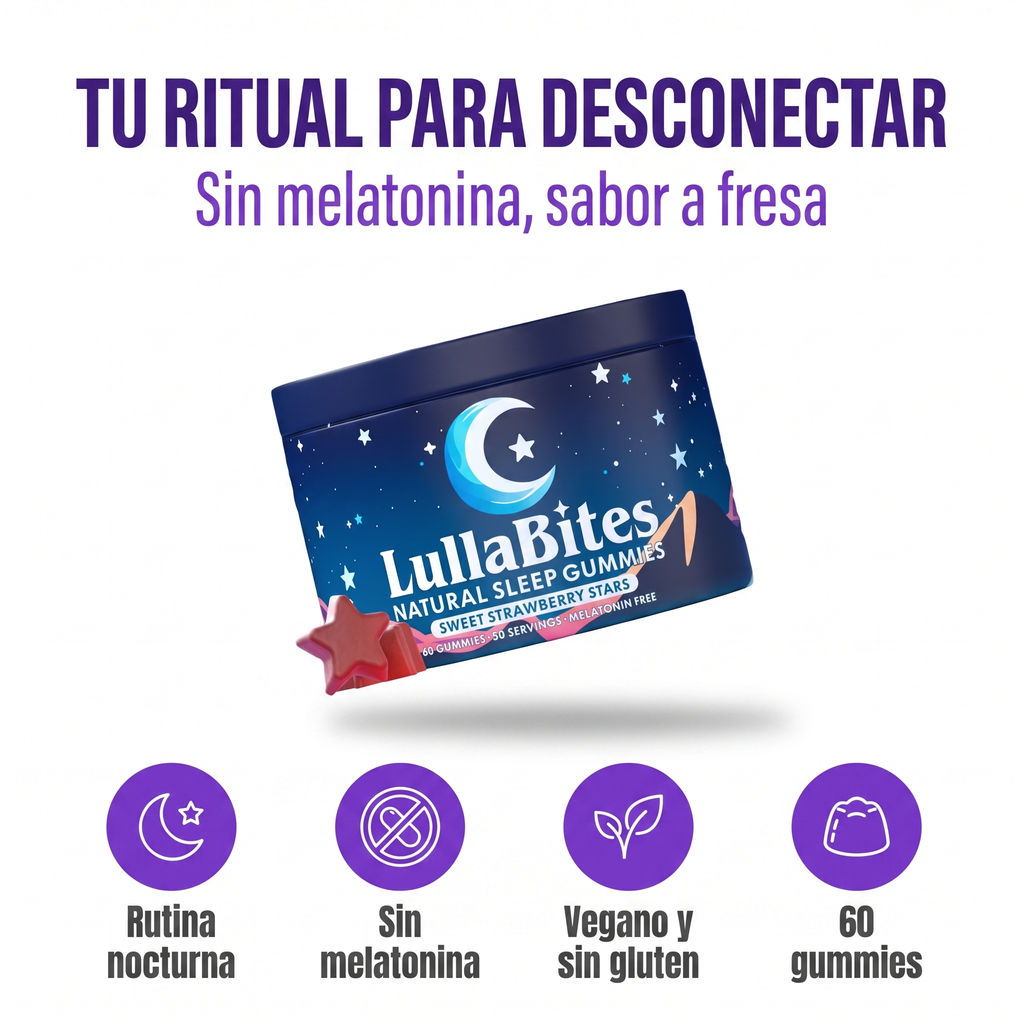 LullaBites – Gummies Naturales para tu Rutina Nocturna (60 unidades)