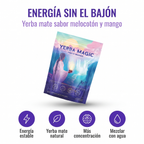 Yerma Magic – Energía Natural de Yerba Mate, Sabor Melocotón y Mango