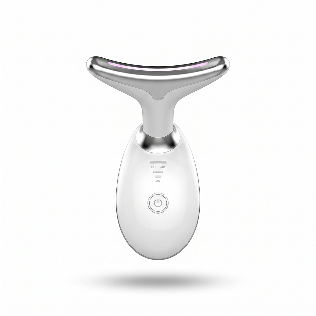 Masajeador Facial LED – Cuidado Profesional para Rostro y Cuello en Casa